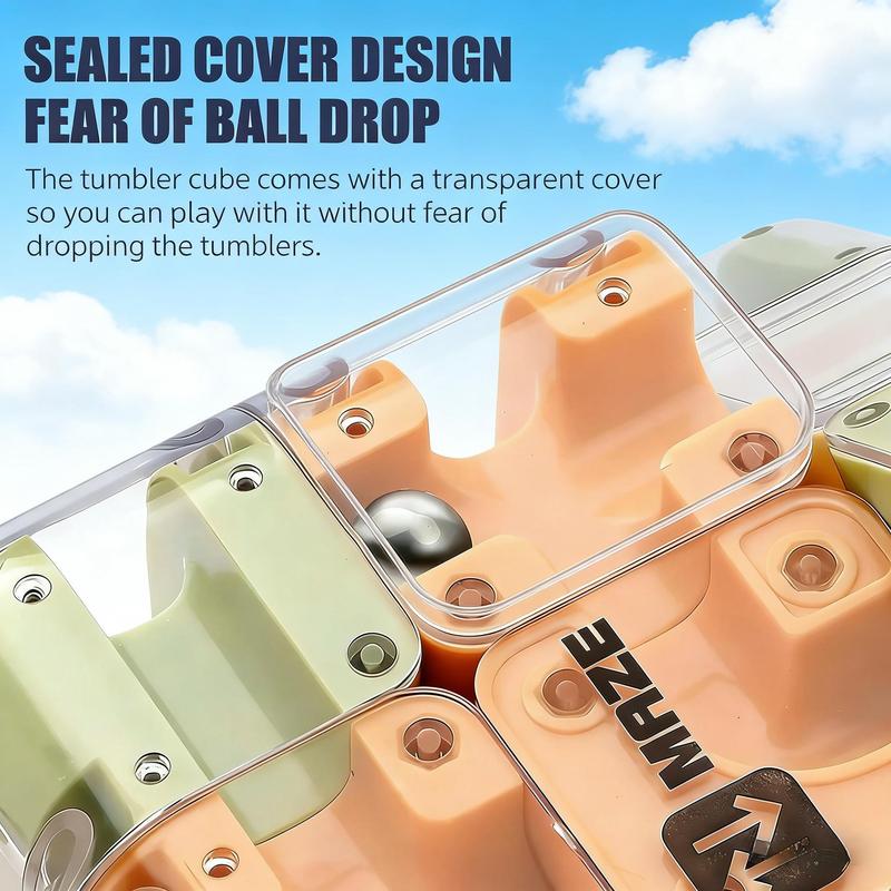 🧩 3D Ball Maze Cube Puzzle - Educational Logic Cube for Kids 🧠👧👦