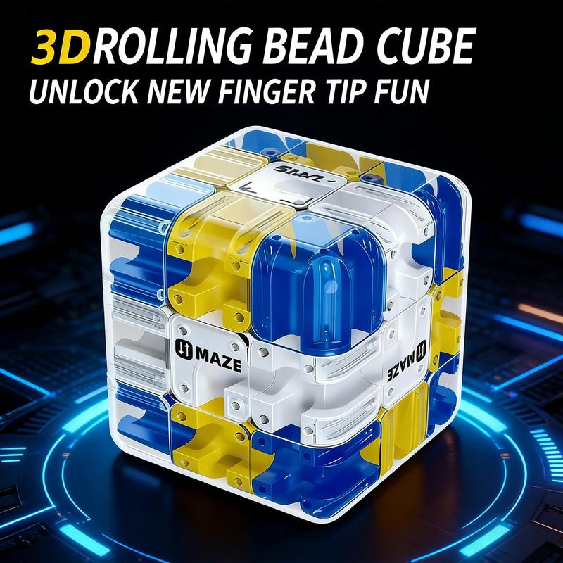 🧩 3D Ball Maze Cube Puzzle - Educational Logic Cube for Kids 🧠👧👦