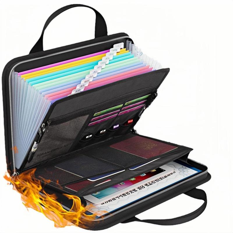 🏆⚡30K+ SOLD! Fireproof File Folder with Handle