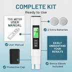 💧 4-in-1 Digital TDS Water Tester for Drinking Water Quality