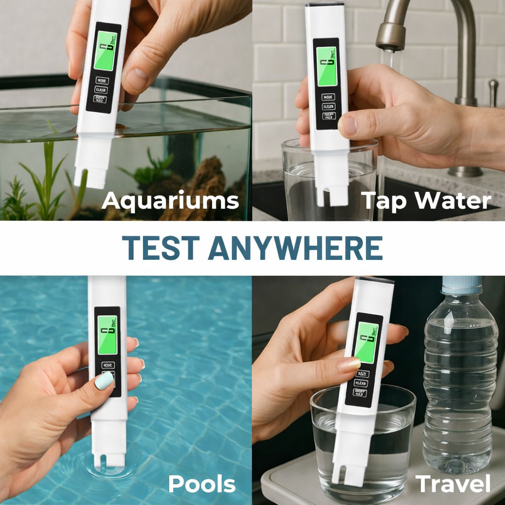 💧 4-in-1 Digital TDS Water Tester for Drinking Water Quality