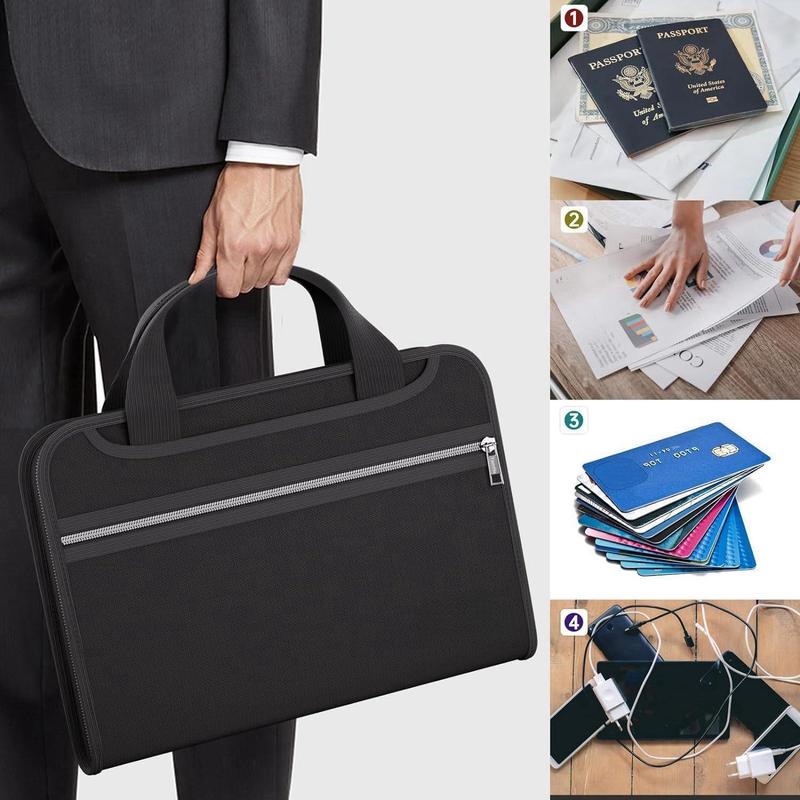 🏆⚡30K+ SOLD! Fireproof File Folder with Handle