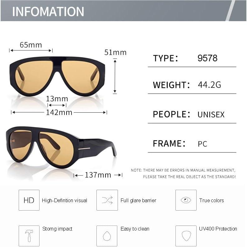 🏆⚡30K+ SOLD!Retro Oversized Aviator Sunglasses for Women Men