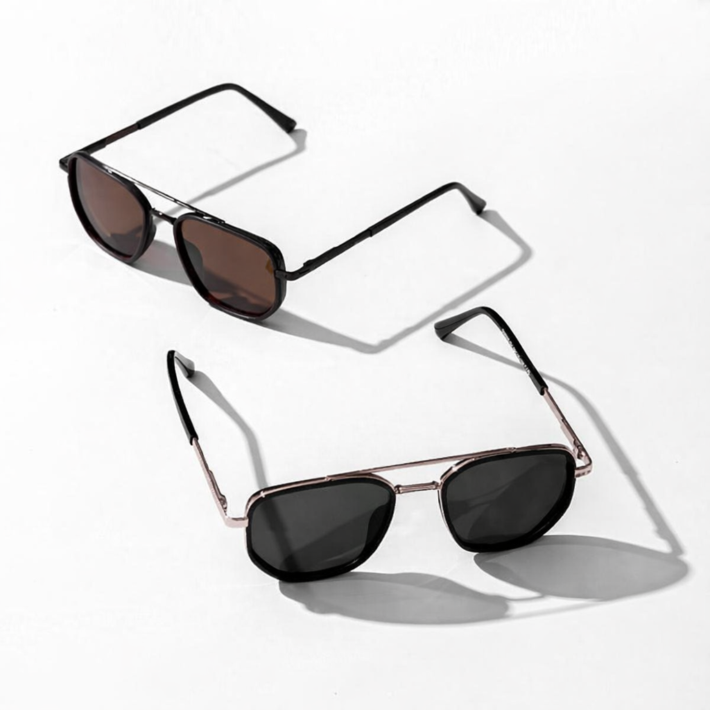 Fashion Fall/Summer 2026 Geometric Frame Double Beam Sun Glasses Trends
