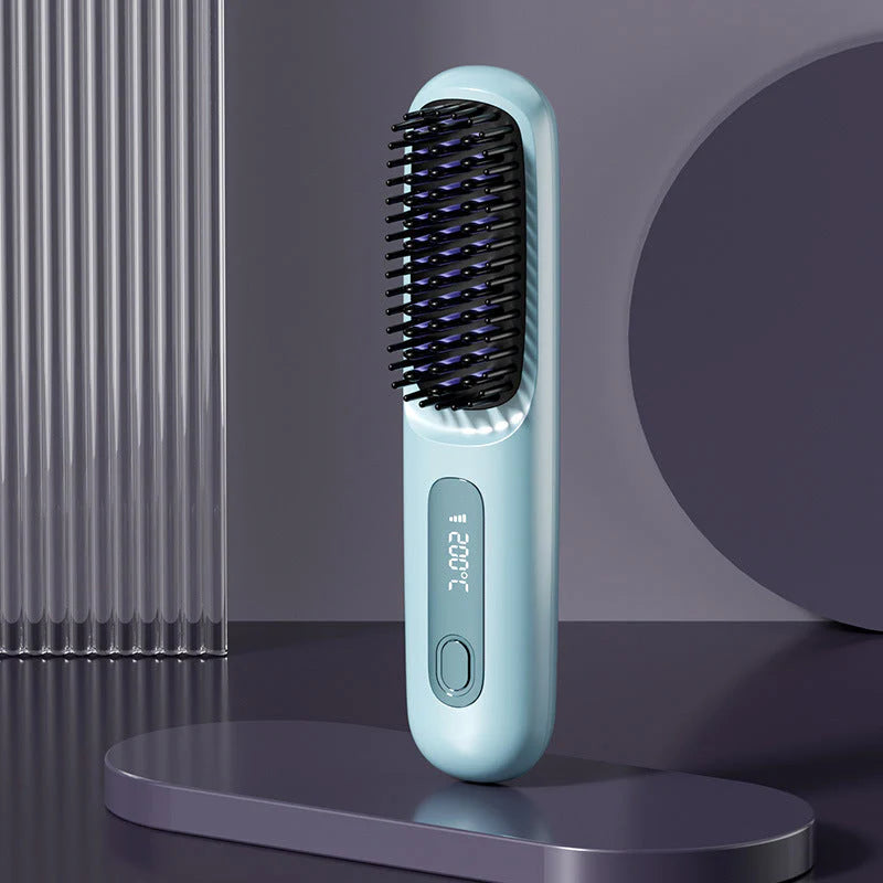 🎁Flash Sale(🚀50%OFF)💖Cordless Ceramic Heated Hair Straightening Comb