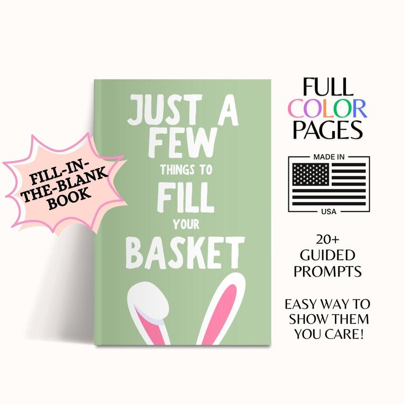 2026 Easter Fill-In-The-Blank Gift Book 🎁🐰—— A keepsake they’ll cherish forever.