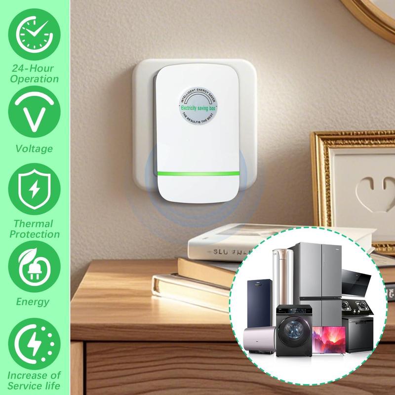 🔥Energy Saver Plug-In Power Box with US Plug 2026 Updated Design, Compatible with 90–250V Input Range