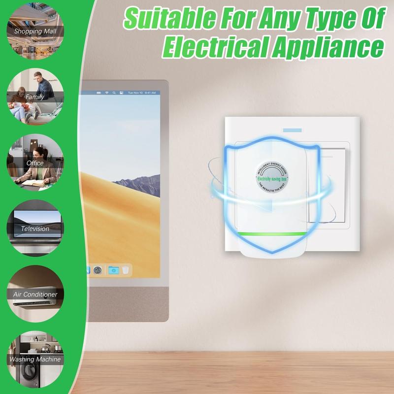 🔥Energy Saver Plug-In Power Box with US Plug 2026 Updated Design, Compatible with 90–250V Input Range