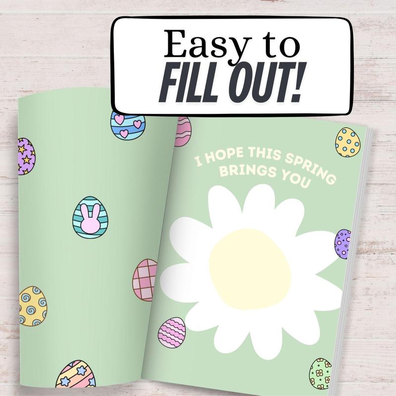 2026 Easter Fill-In-The-Blank Gift Book 🎁🐰—— A keepsake they’ll cherish forever.