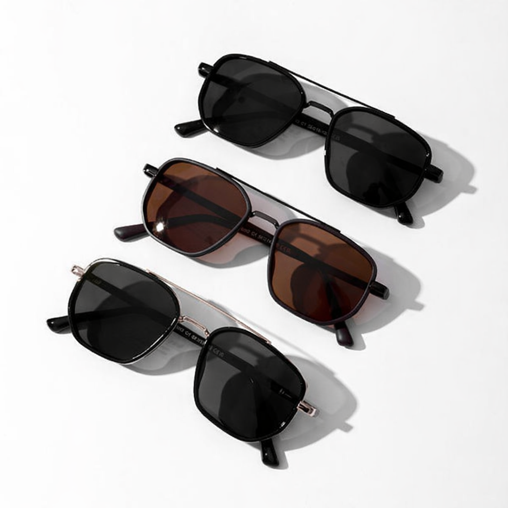Fashion Fall/Summer 2026 Geometric Frame Double Beam Sun Glasses Trends