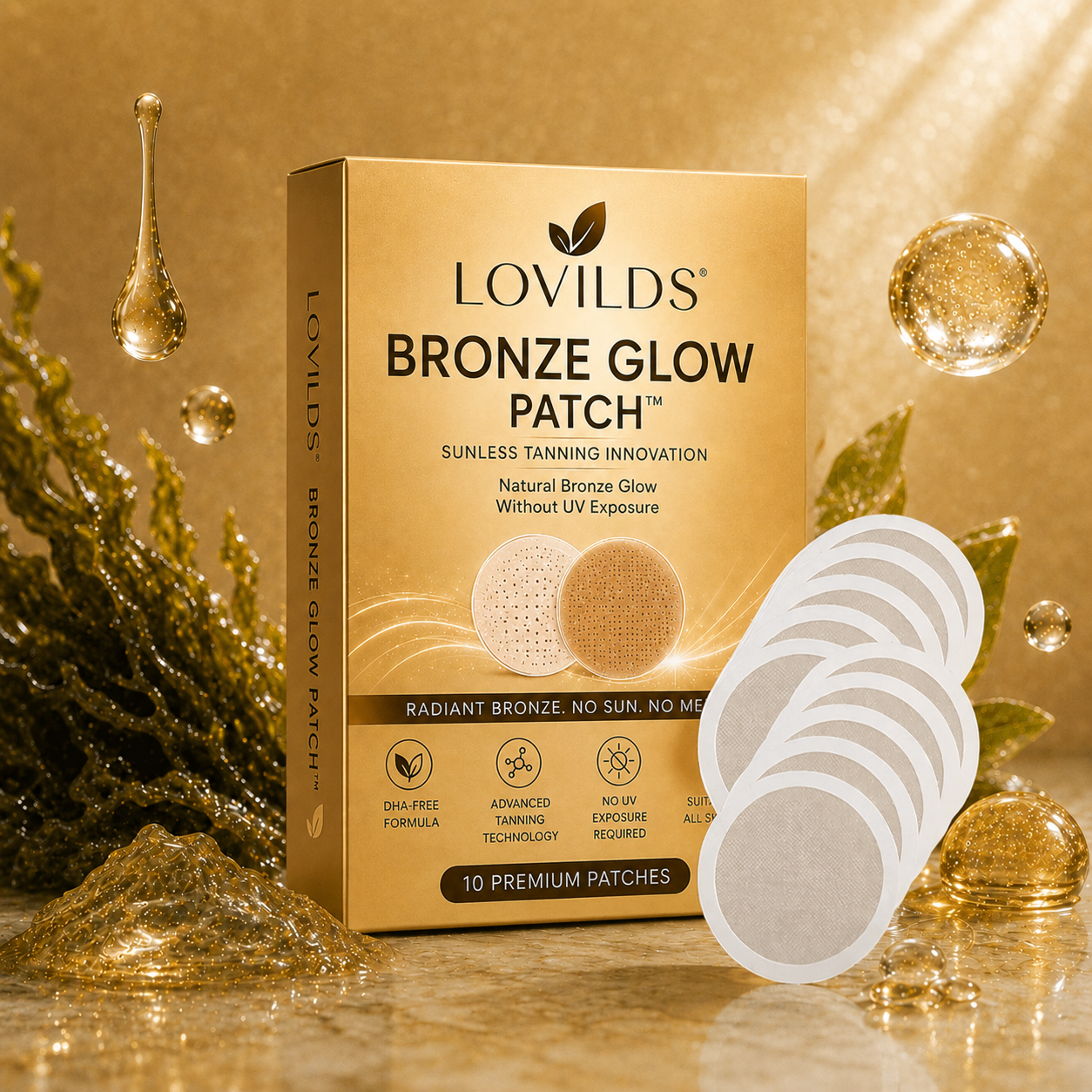 Get The Golden Glow You Love No Sun. No DHA. No Mess.