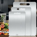 🏆⚡ 50K+ SOLD!3PCS Stainless Steel Cutting Board Set