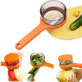 🌿Peeling Knife with Storage Box, Upgrade Vegetable Peeler with Storage Bucket
