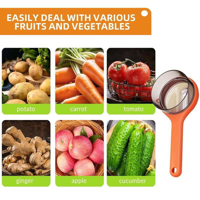 🌿Peeling Knife with Storage Box, Upgrade Vegetable Peeler with Storage Bucket