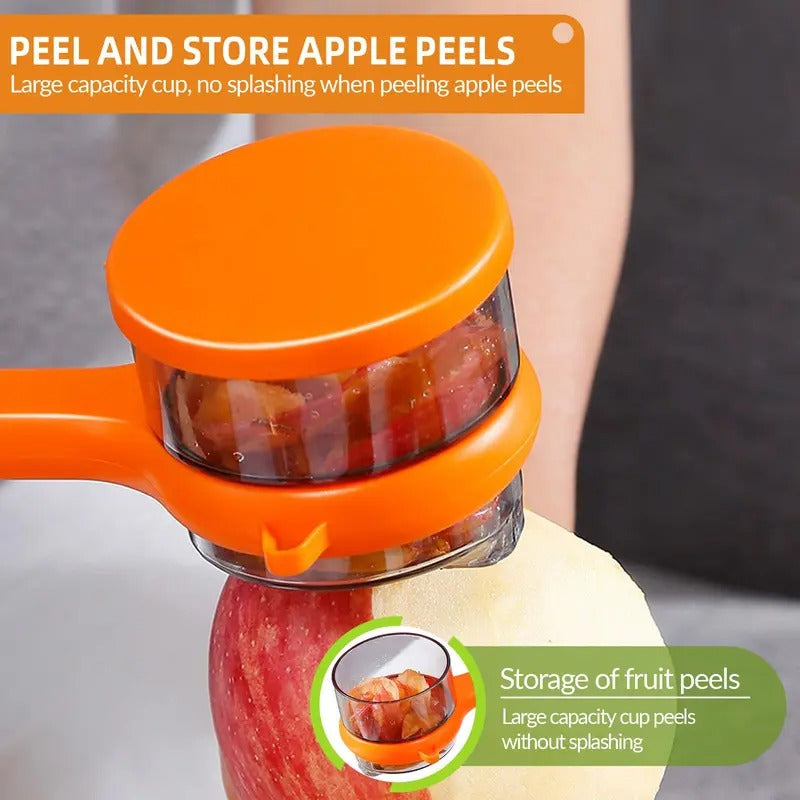 🌿Peeling Knife with Storage Box, Upgrade Vegetable Peeler with Storage Bucket