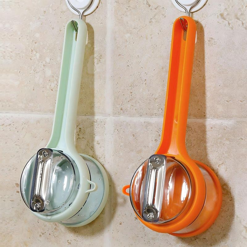 🌿Peeling Knife with Storage Box, Upgrade Vegetable Peeler with Storage Bucket