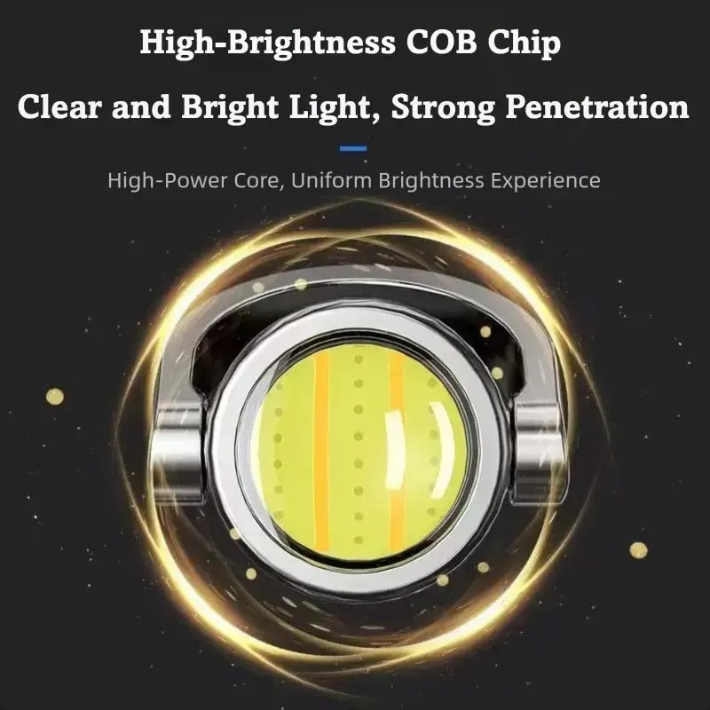 🔦【2026】 Rechargeable Mini Keychain Flashlight COB Keychain Work Light