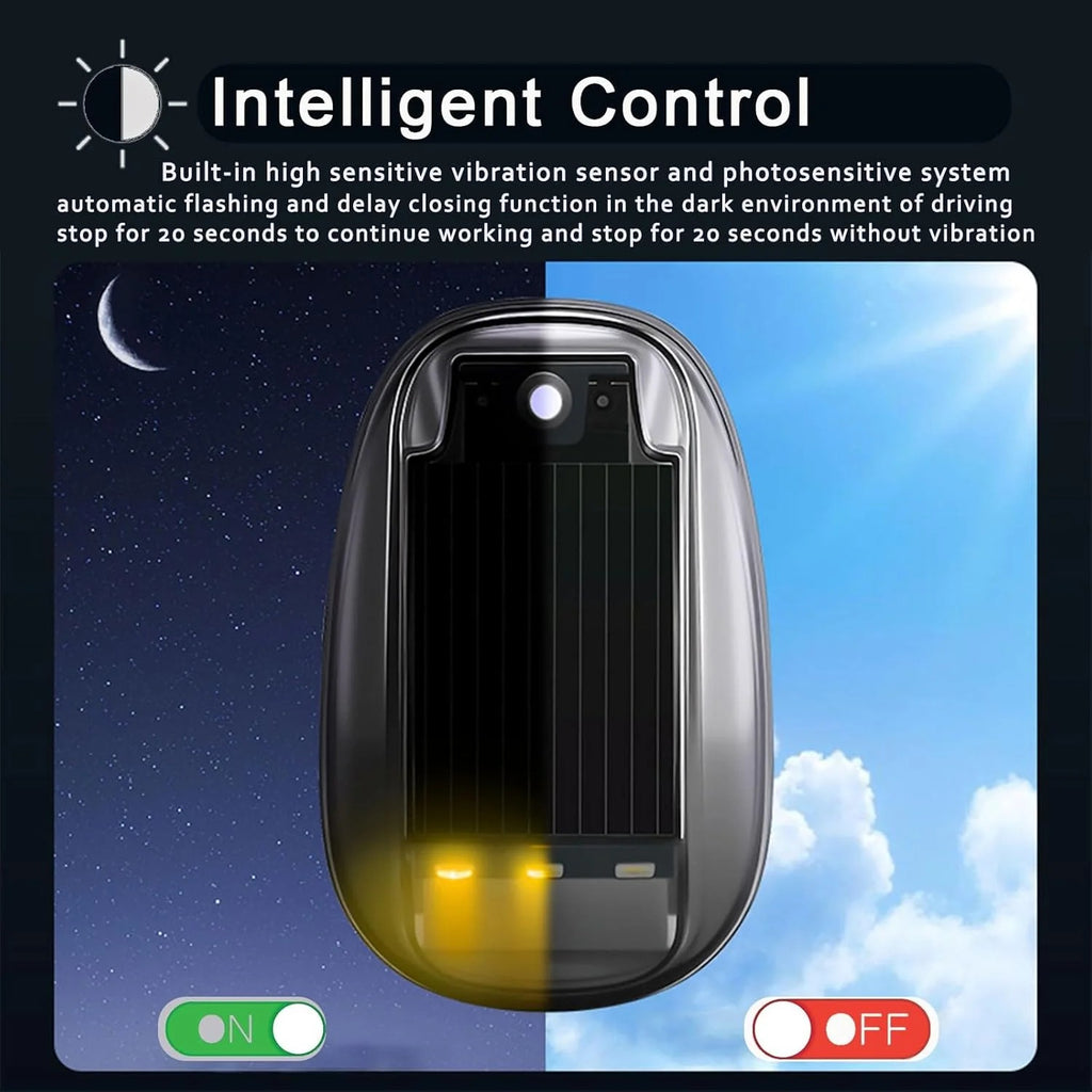 🔥Solar Roof Strobe Light💡
