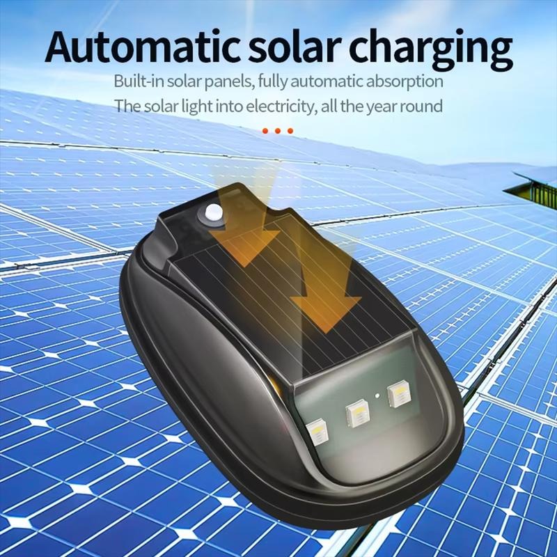 🔥Solar Roof Strobe Light💡