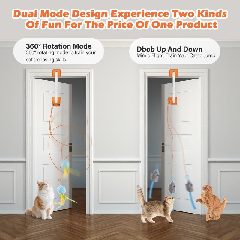Interactive, Automatic Cat Toy for Endless Entertainment!