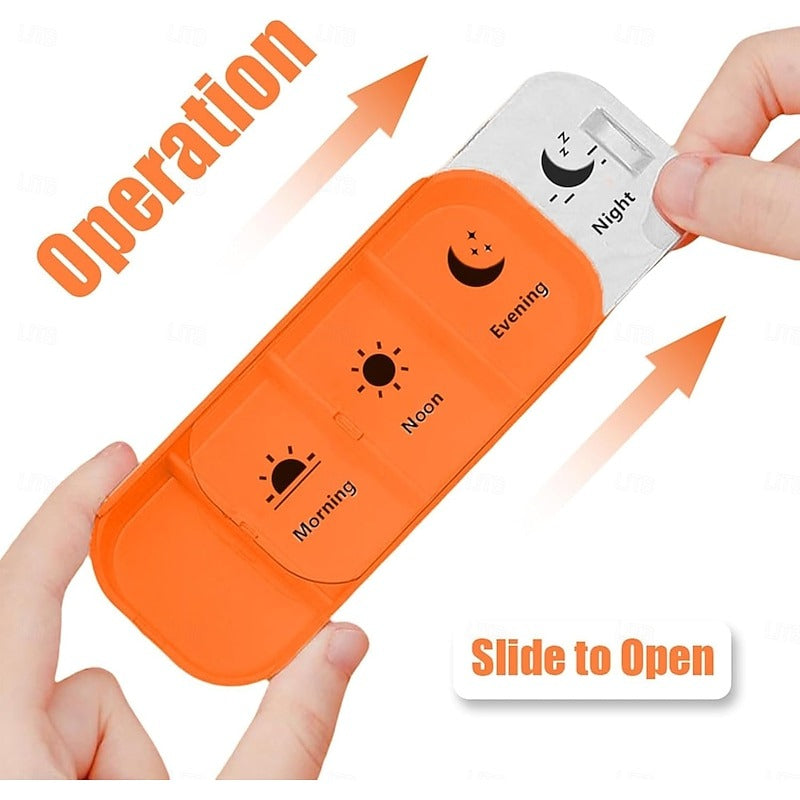 🏆⚡ 50K+ SOLD!Never Miss a Dose – 7-Day Large Capacity Portable Pill Organizer