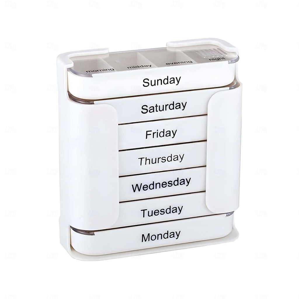 🏆⚡ 50K+ SOLD!Never Miss a Dose – 7-Day Large Capacity Portable Pill Organizer