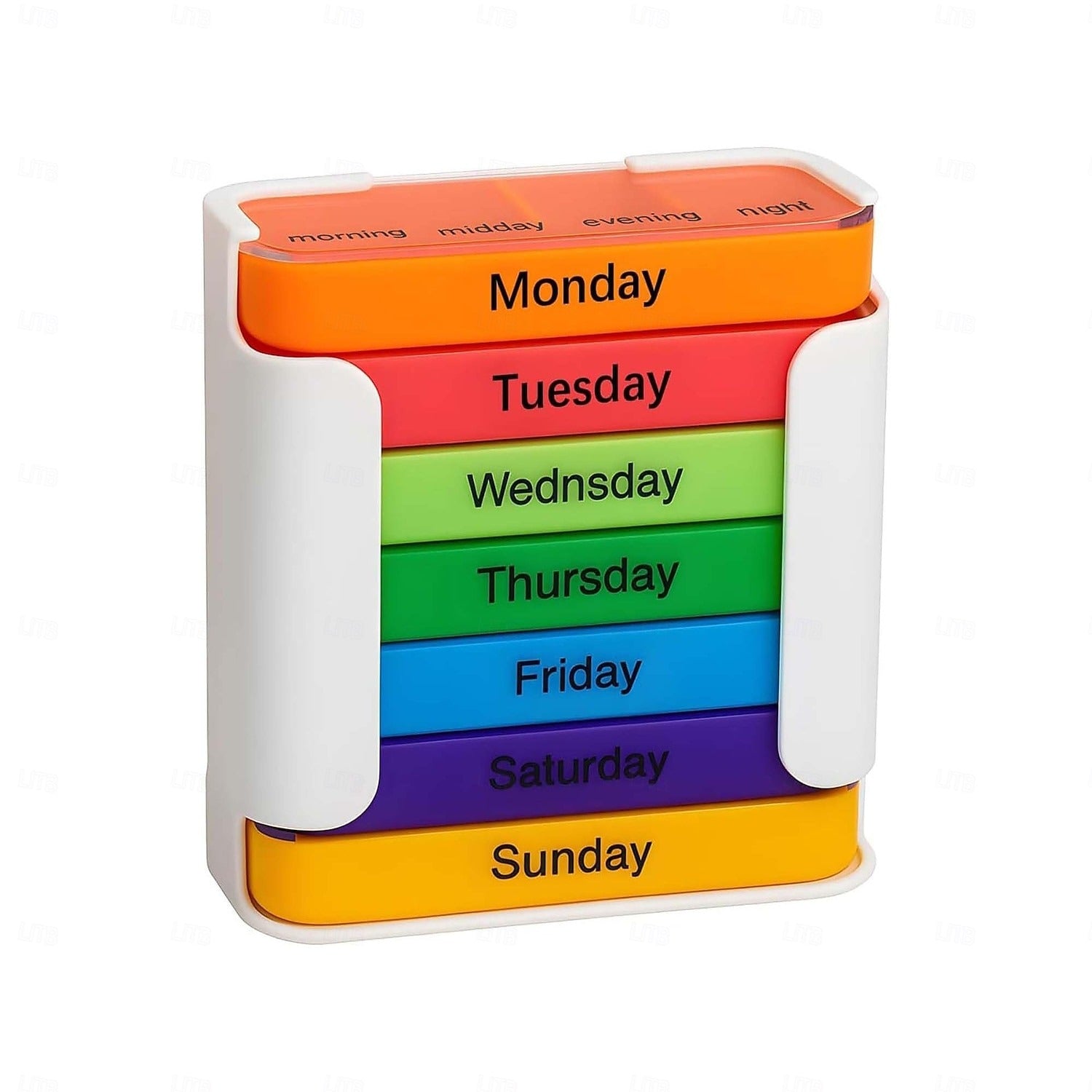 🏆⚡ 50K+ SOLD!Never Miss a Dose – 7-Day Large Capacity Portable Pill Organizer