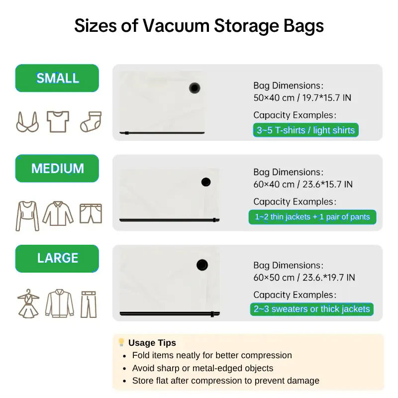 🏆⚡ 50K+ SOLD![2026 Upgraded] Cordless Travel Vacuum Storage Compression Bag