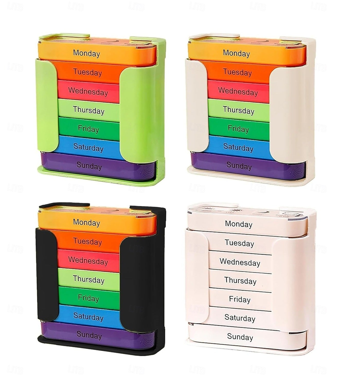 🏆⚡ 50K+ SOLD!Never Miss a Dose – 7-Day Large Capacity Portable Pill Organizer