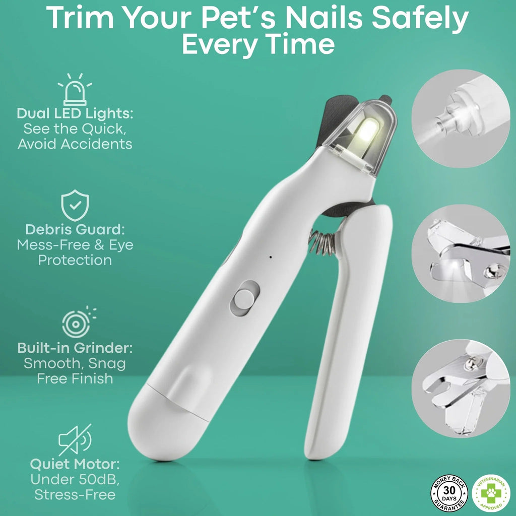 2-in-1 pet nail clipper and grinder