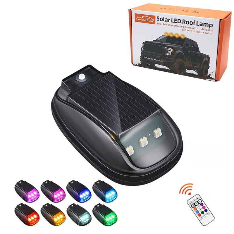 🔥Solar Roof Strobe Light💡
