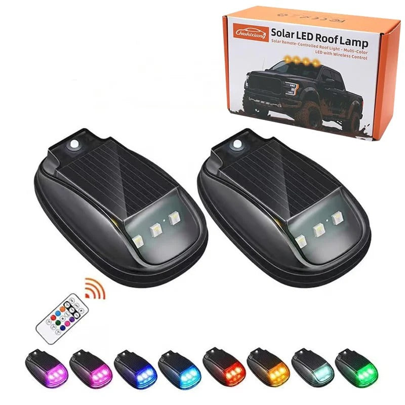 🔥Solar Roof Strobe Light💡