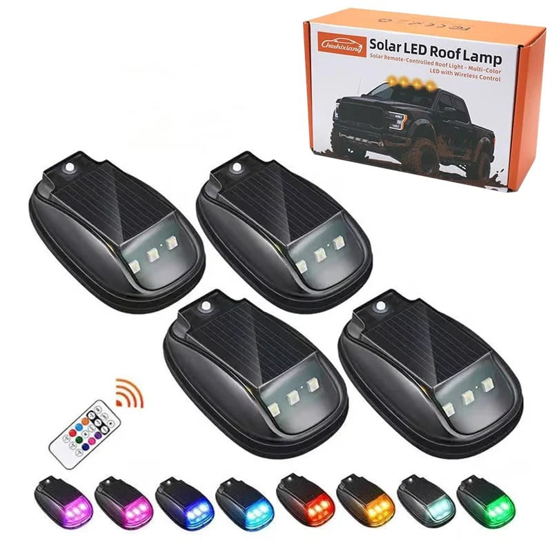 🔥Solar Roof Strobe Light💡