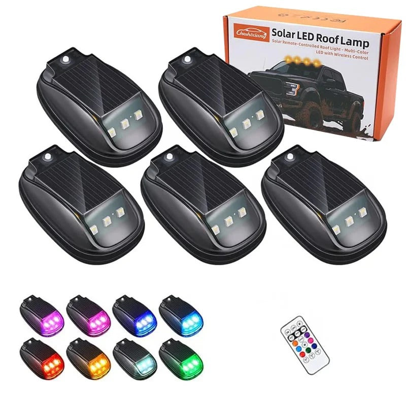 🔥Solar Roof Strobe Light💡